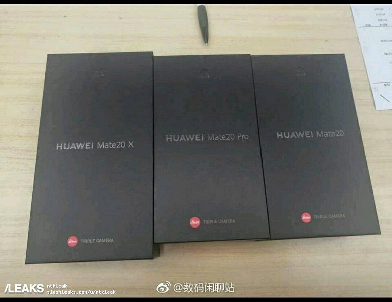 Фотогалерея дня: семейство смартфонов Huawei Mate 20, Mate 20 Pro и Mate 20X 
