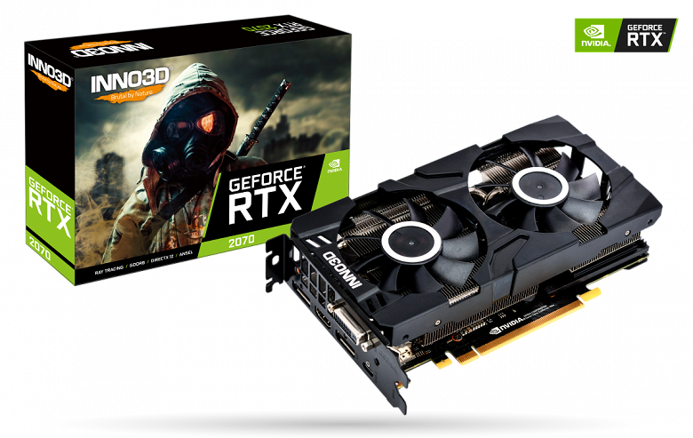 Серия 3D-карт Inno3D GeForce RTX 2070 включает две модели