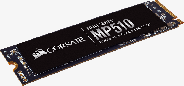 Скорость чтения SSD Corsair Force Series MP510 типоразмера M.2 достигает 3480 МБ/с 