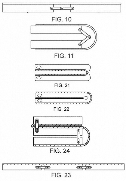 Apple запатентовала складной смартфон с гибким экраном