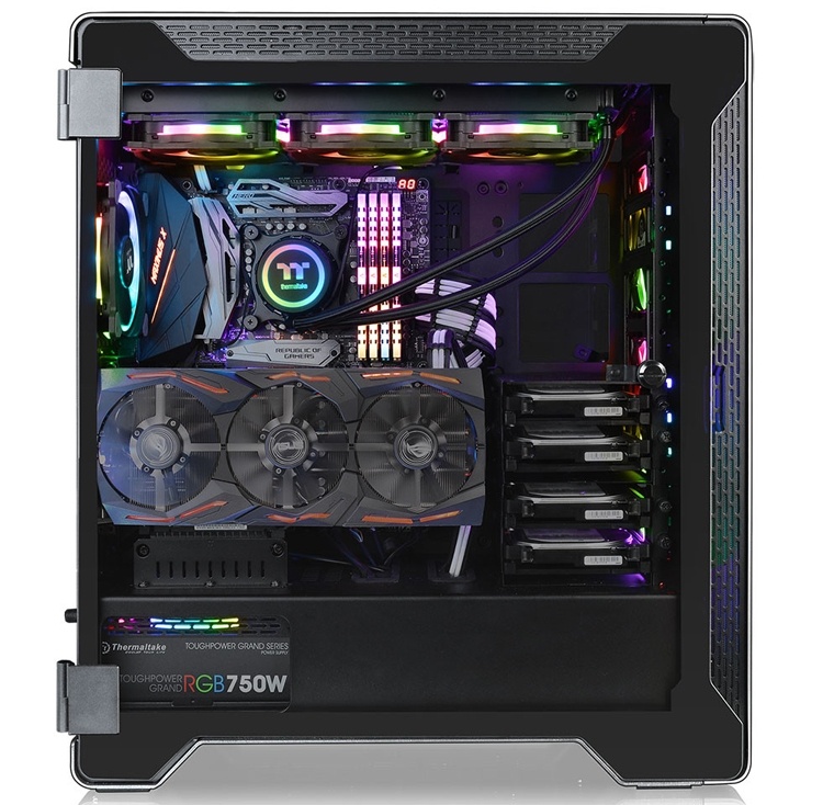 Thermaltake A500 Aluminum Tempered Glass Edition: корпус Mid Tower для игрового ПК