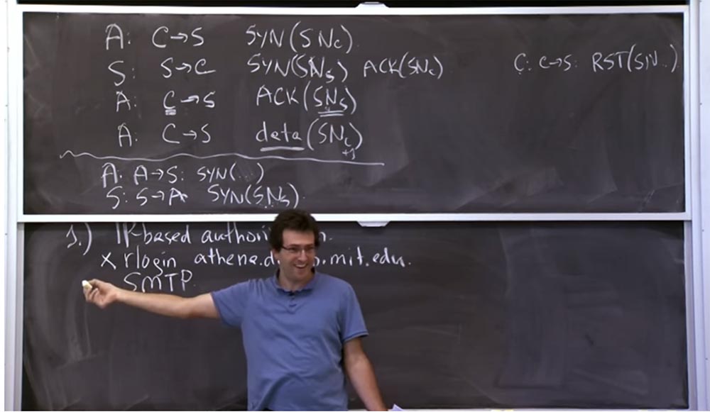 Курс MIT «Безопасность компьютерных систем». Лекция 12: «Сетевая безопасность», часть 2 - 3 Курс MIT «Безопасность компьютерных систем». Лекция 12: «Сетевая безопасность», часть 2 - 3