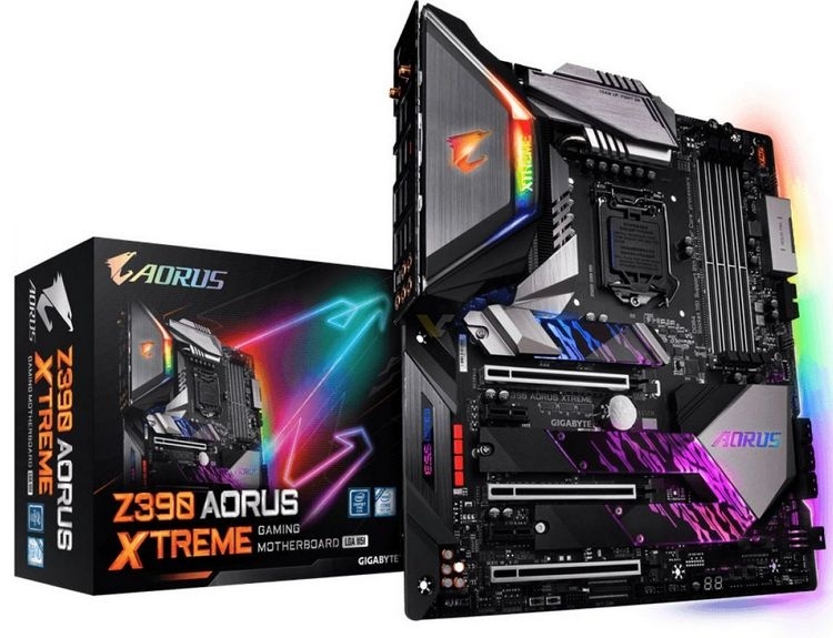 GIGABYTE представила флагманскую материнскую плату Z390 Aorus Xtreme