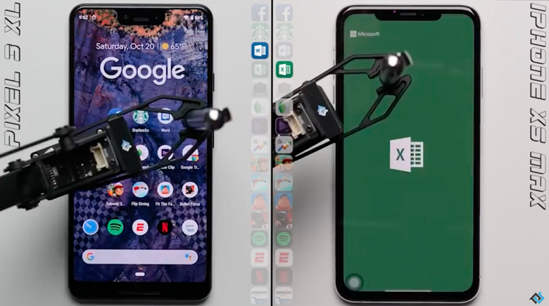 Флагманский смартфон Google Pixel 3 XL значительно отстал от iPhone XS Max в тесте на быстродействие