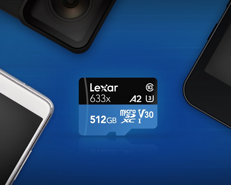 Lexar выпускает самую емкую карту памяти microSDXC, удовлетворяющую требованиям класса A2 