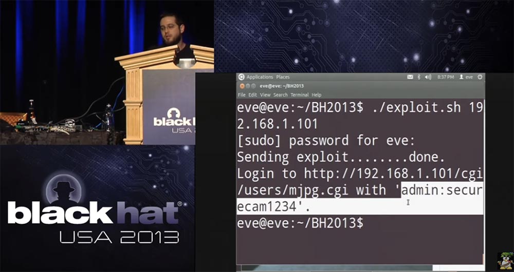 Конференция BLACK HAT USA. Как Голливудский хакер использует камеры наблюдения. Часть 2 - 30