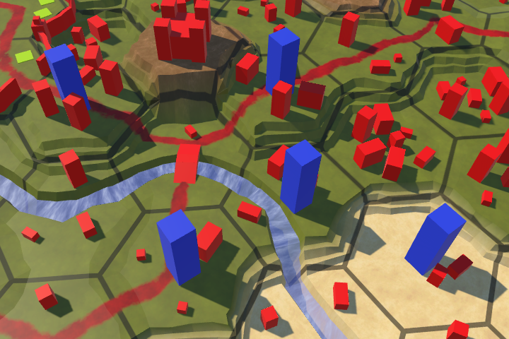 Карты из шестиугольников в Unity: поиск пути, отряды игрока, анимации - 37