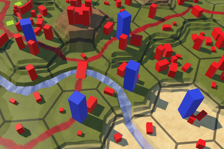 Карты из шестиугольников в Unity: поиск пути, отряды игрока, анимации - 38