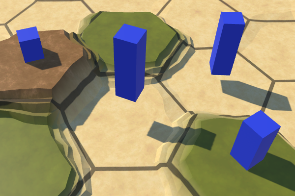 Карты из шестиугольников в Unity: поиск пути, отряды игрока, анимации - 40