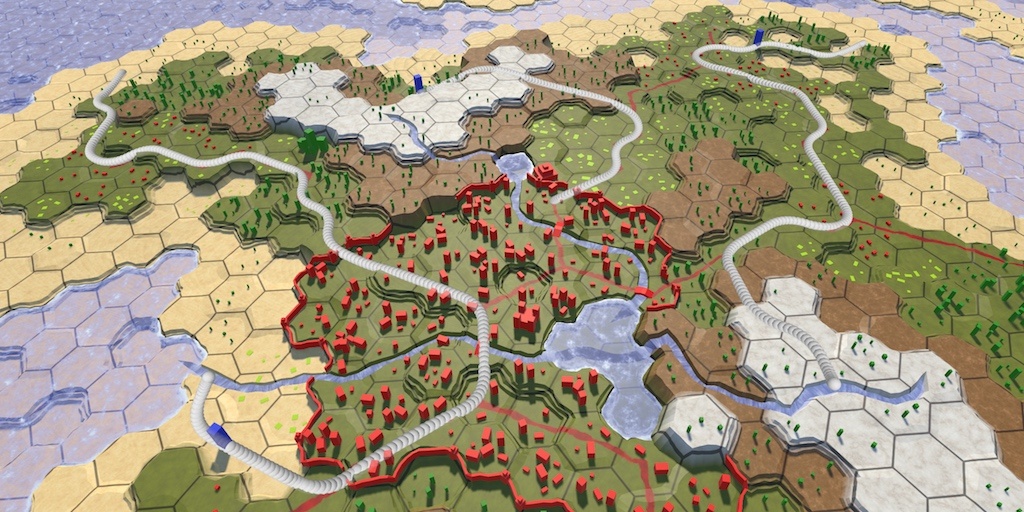 Карты из шестиугольников в Unity: поиск пути, отряды игрока, анимации - 48