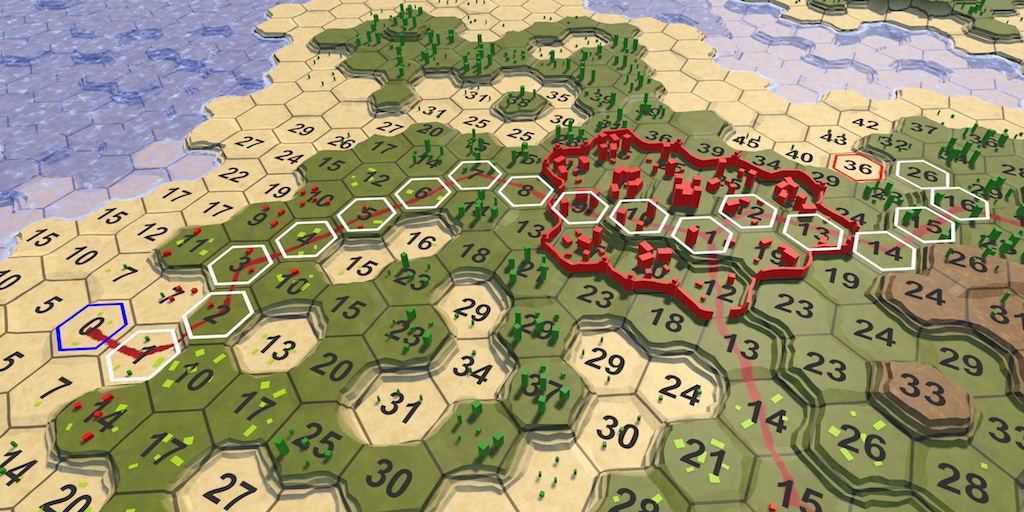 Карты из шестиугольников в Unity: поиск пути, отряды игрока, анимации - 1