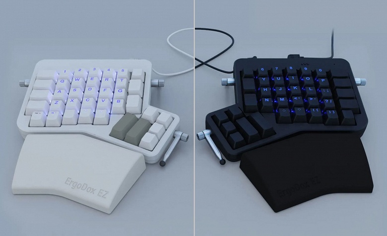 Эргономичная клавиатура ErgoDox EZ Glow стоит 299 долларов