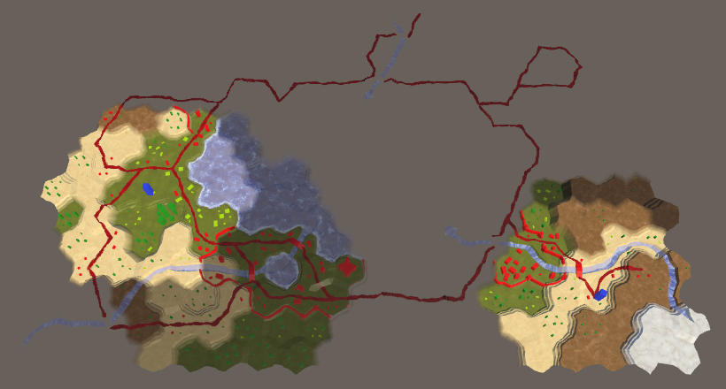 Карты из шестиугольников в Unity: туман войны, исследование карты, процедурная генерация - 28