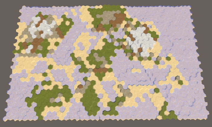 Карты из шестиугольников в Unity: туман войны, исследование карты, процедурная генерация - 67