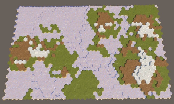Карты из шестиугольников в Unity: туман войны, исследование карты, процедурная генерация - 70