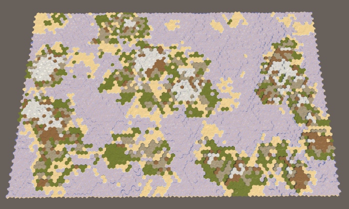 Карты из шестиугольников в Unity: туман войны, исследование карты, процедурная генерация - 73