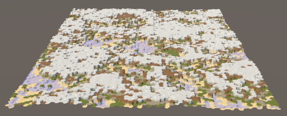 Карты из шестиугольников в Unity: туман войны, исследование карты, процедурная генерация - 79