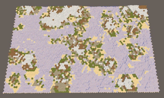 Карты из шестиугольников в Unity: туман войны, исследование карты, процедурная генерация - 82