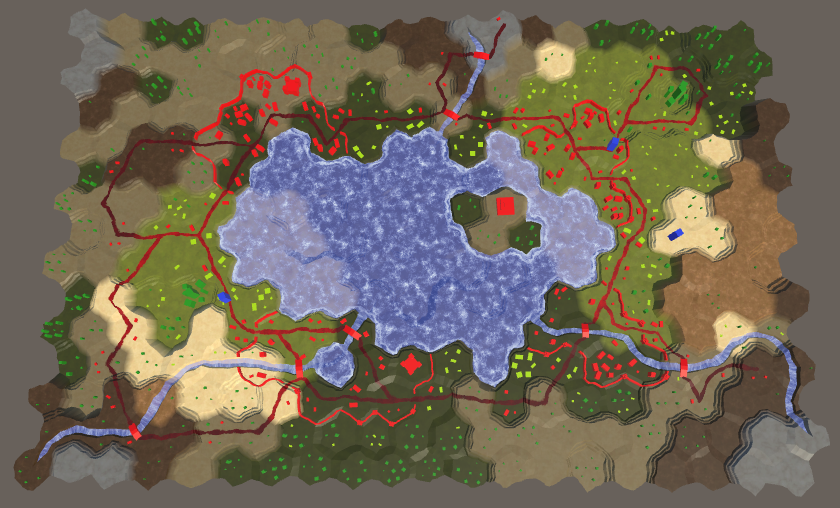 Карты из шестиугольников в Unity: туман войны, исследование карты, процедурная генерация - 9
