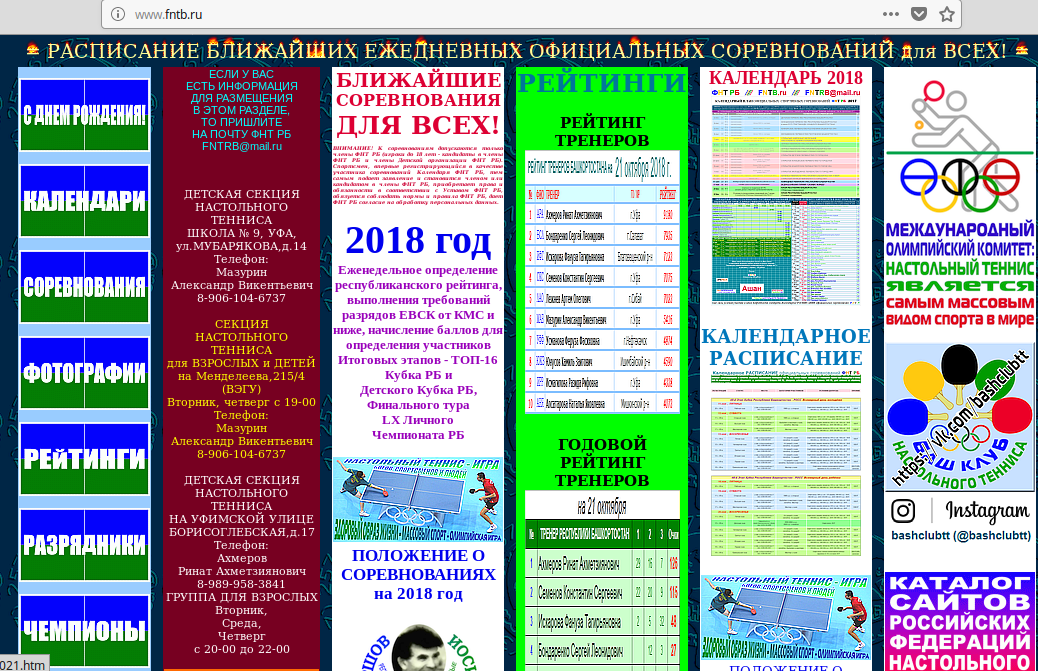 Б — Брутальность. Официальный сайт Федерации настольного тенниса Республики Башкортостан (ФНТ РБ) - 2