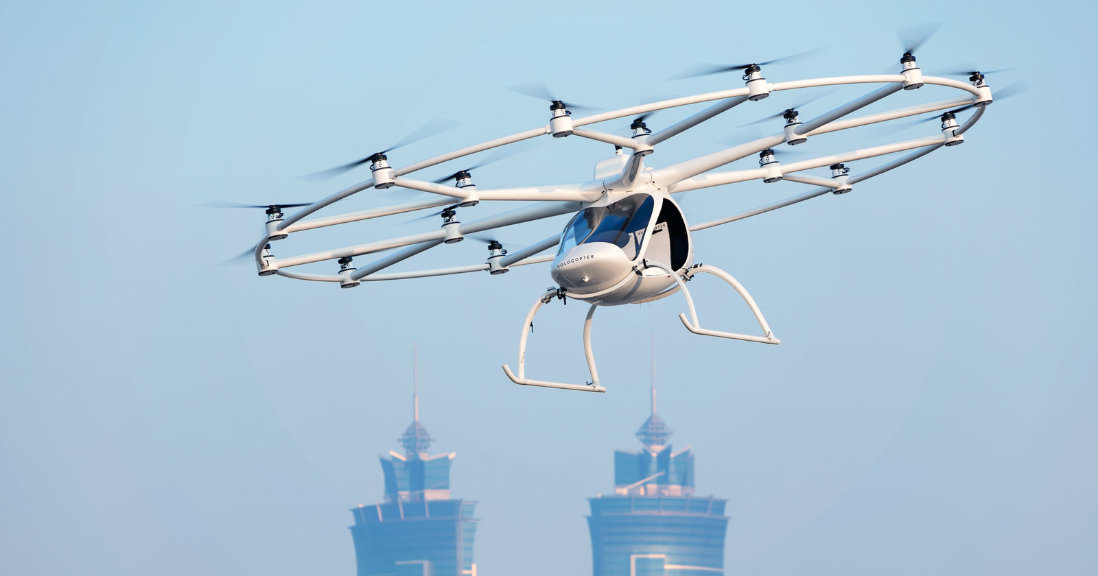 Volocopter испытает летающие такси в Сингапуре