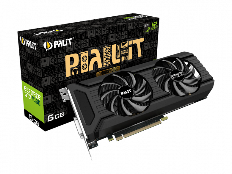 Память GDDR5X на видеокарте Palit GTX 1060 GamingPro OC+ удивляет низкой частотой