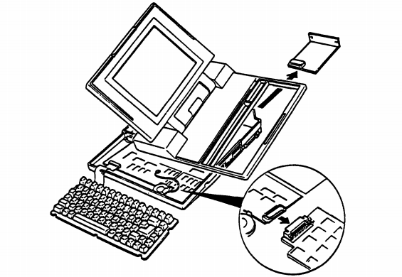 Уже не luggable pc, ещё не notebook: Laptop TOSHIBA T3100-20 - 11