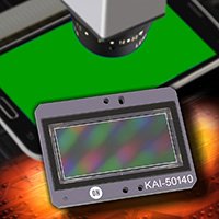 Датчик изображения ON Semiconductor KAI-50140 разрешением 50 Мп предназначен для систем контроля качества дисплеев смартфонов