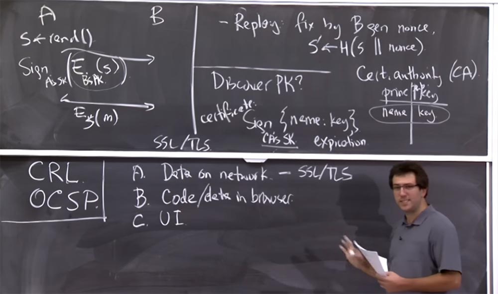 Курс MIT «Безопасность компьютерных систем». Лекция 14: «SSL и HTTPS», часть 2 - 5