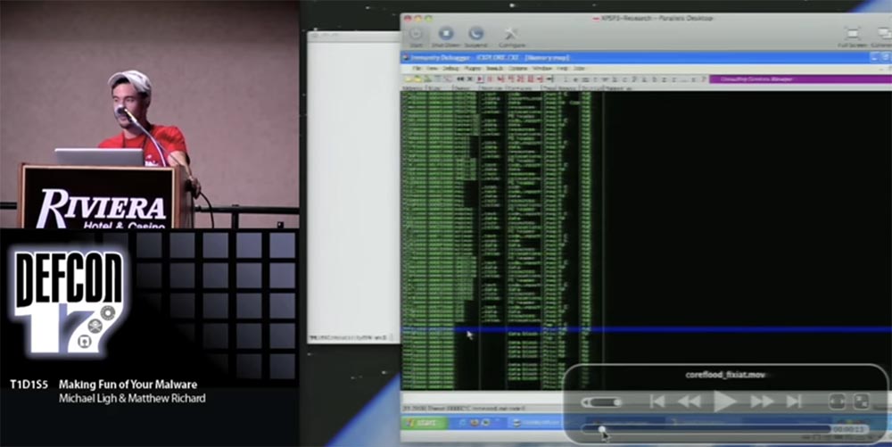 Конференция DEFCON 17. Посмеёмся над вашими вирусами! Часть 1 - 29