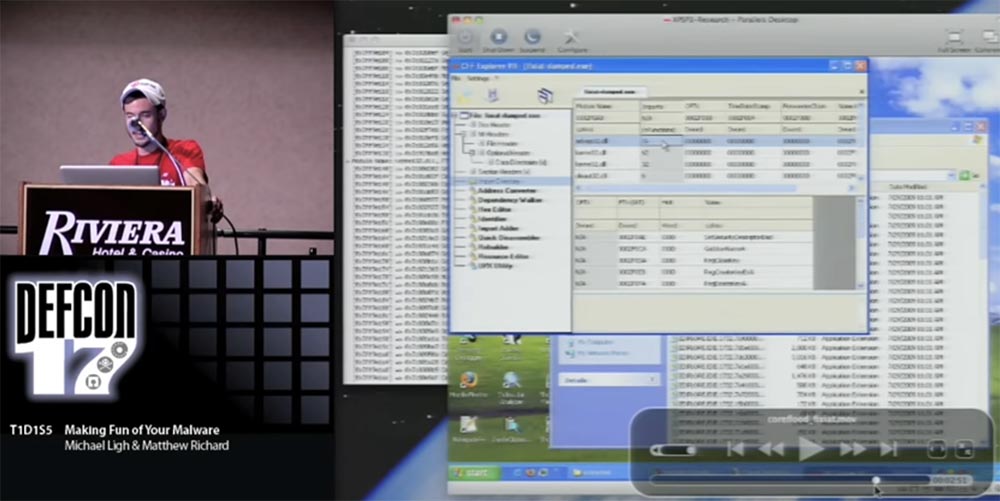Конференция DEFCON 17. Посмеёмся над вашими вирусами! Часть 1 - 31