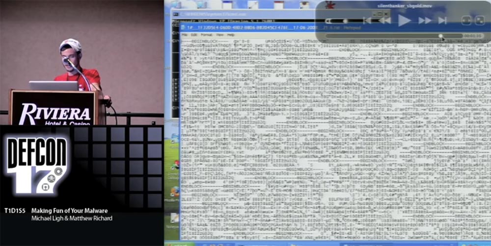 Конференция DEFCON 17. Посмеёмся над вашими вирусами! Часть 1 - 9