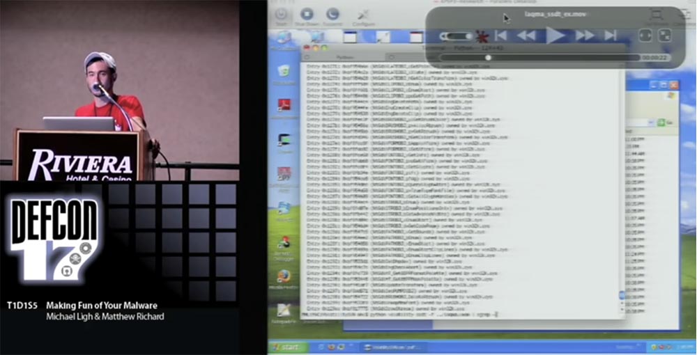 Конференция DEFCON 17. Посмеёмся над вашими вирусами! Часть 2 - 21