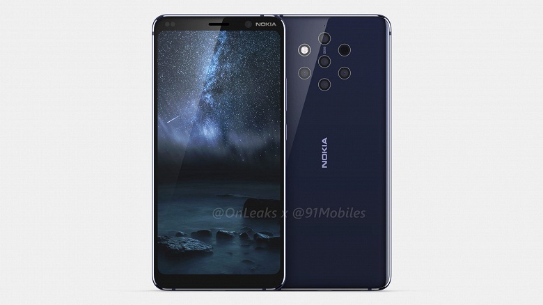 Видео дня: «олимпийский» смартфон Nokia 9 с пентакамерой показан во всей красе