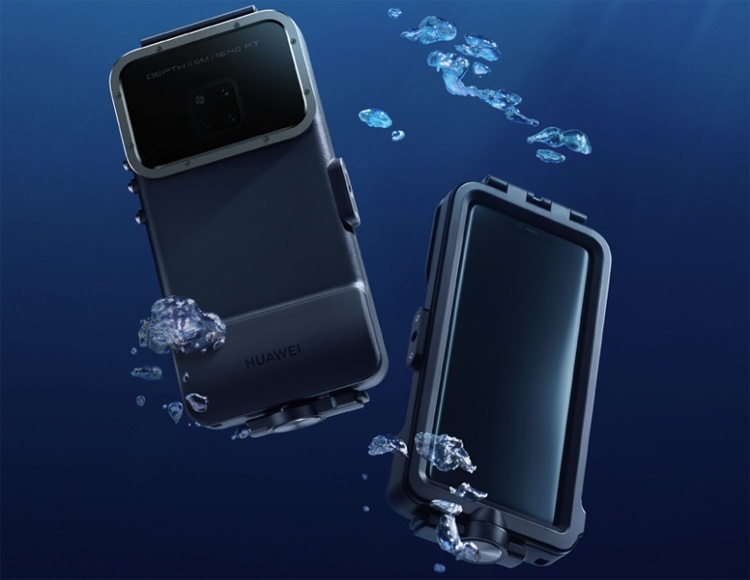 Футляр Diving Case превратит смартфон Huawei Mate 20 Pro в камеру для подводной съёмки