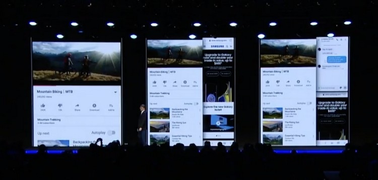 Samsung показала смартфон с гибким дисплеем Infinity Flex