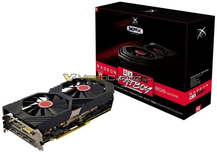 Видеокарта XFX Radeon RX 590 Fatboy OC+ обладает частотой ядра в 1600 МГц