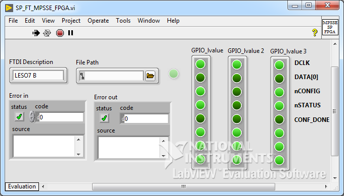 Пишем загрузчик ПЛИС в LabVIEW. Часть 2 - 33