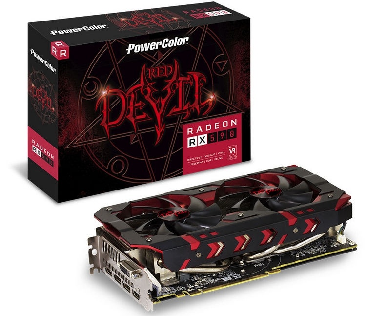 PowerColor Red Devil Radeon RX 590: первая видеокарта на 12-нм Polaris представлена официально