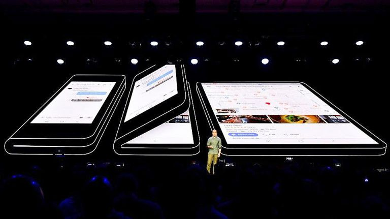 Samsung выбирает из пяти вариантов шарниров для своего революционного смартфона с гибким экраном