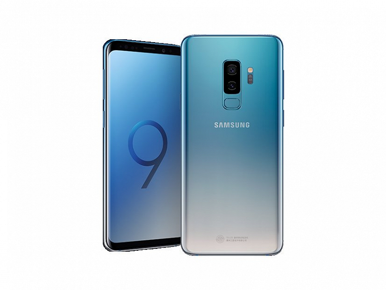 Бело-голубой станет одним из цветов Samsung Galaxy S10