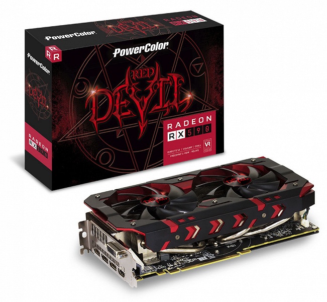 Представлена 3D-карта PowerColor Red Devil RX 590 8GB GDDR5