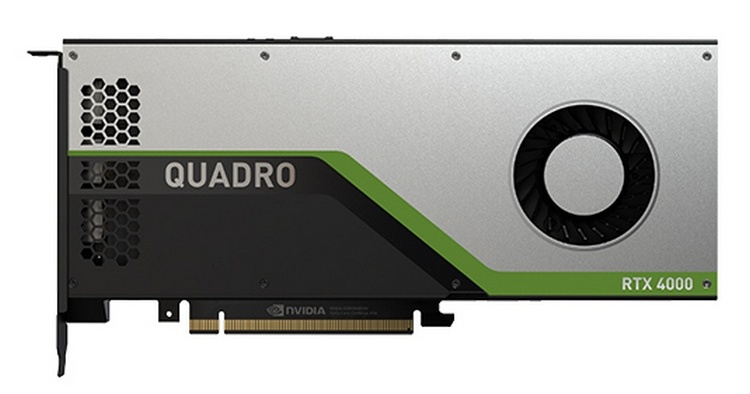 NVIDIA Quadro RTX 4000: первая видеокарта среднего уровня на базе Turing