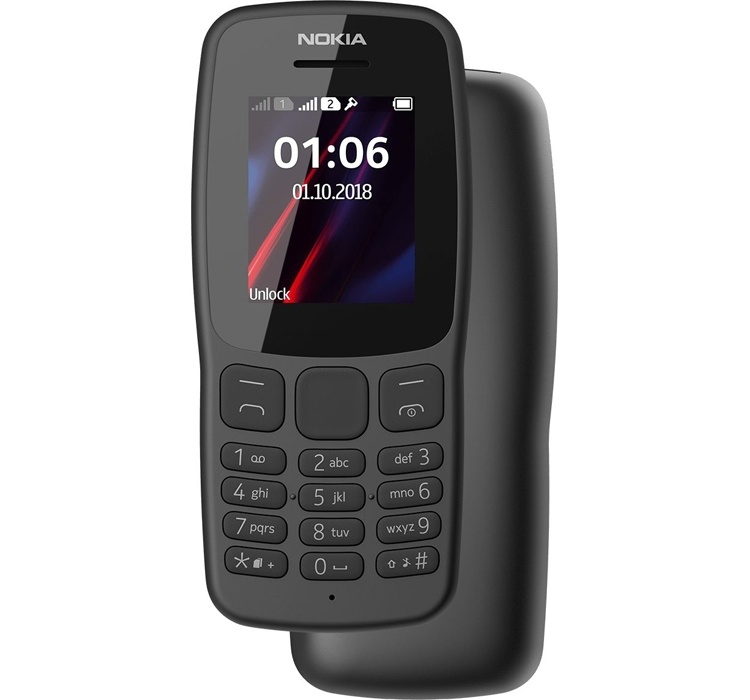 Nokia 106: «долгоиграющий» телефон за 1590 рублей