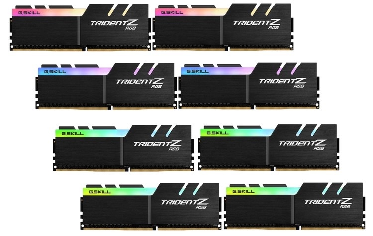 G.Skill представила высокоскоростные комплекты Trident Z DDR4 большой ёмкости