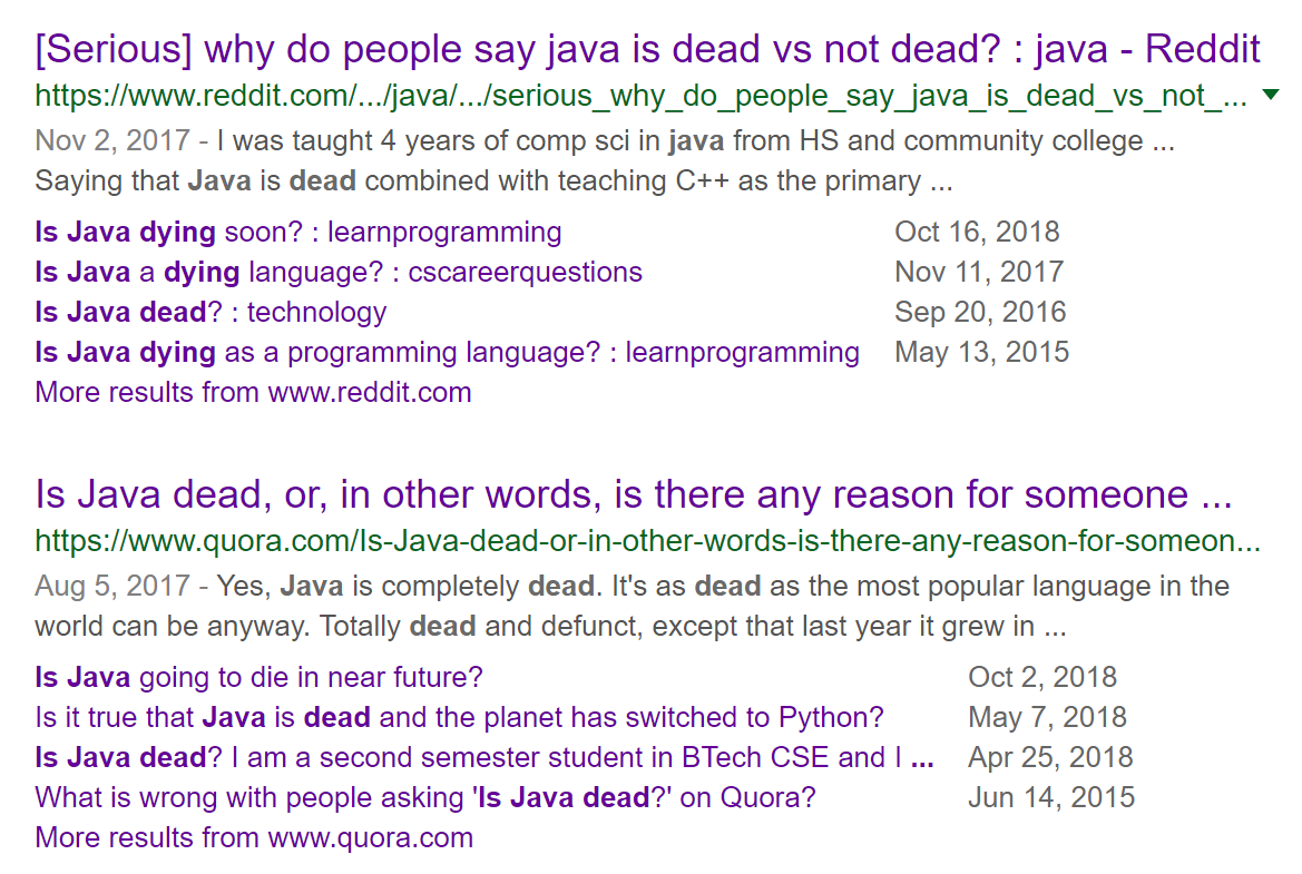 Когда Java наконец помрёт, что с этим делать и что будет с JPoint - 1