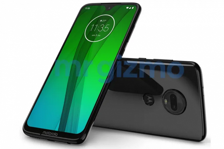 Смартфон Moto G7 красуется на официальном изображении