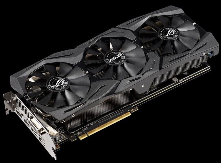 ASUS представила видеокарту ROG Strix Radeon RX 590