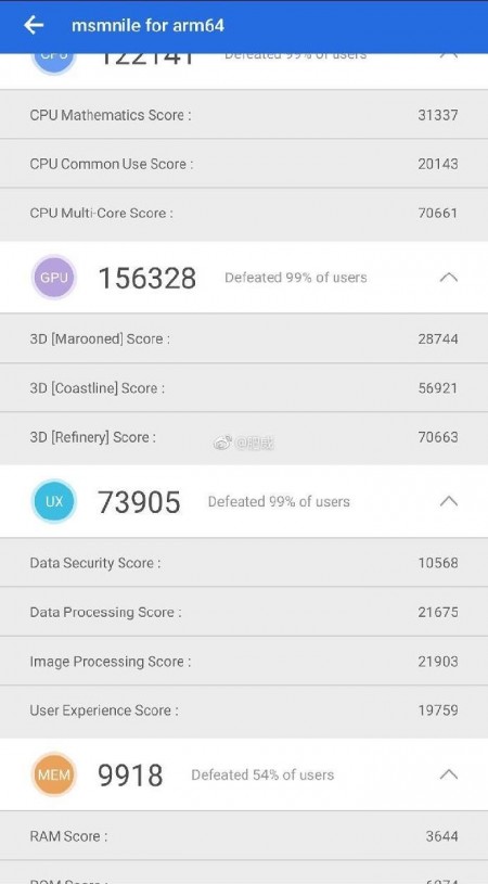 Чипсет Snapdragon 8150 засветился в AnTuTu