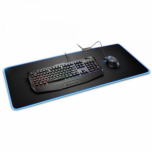 Размеры коврика Sharkoon 1337 RGB XXL — 905 x 425 мм